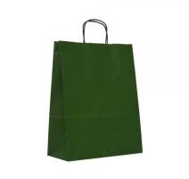 Punga hartie rasucita Colorate verde inchis A332x41x12cm