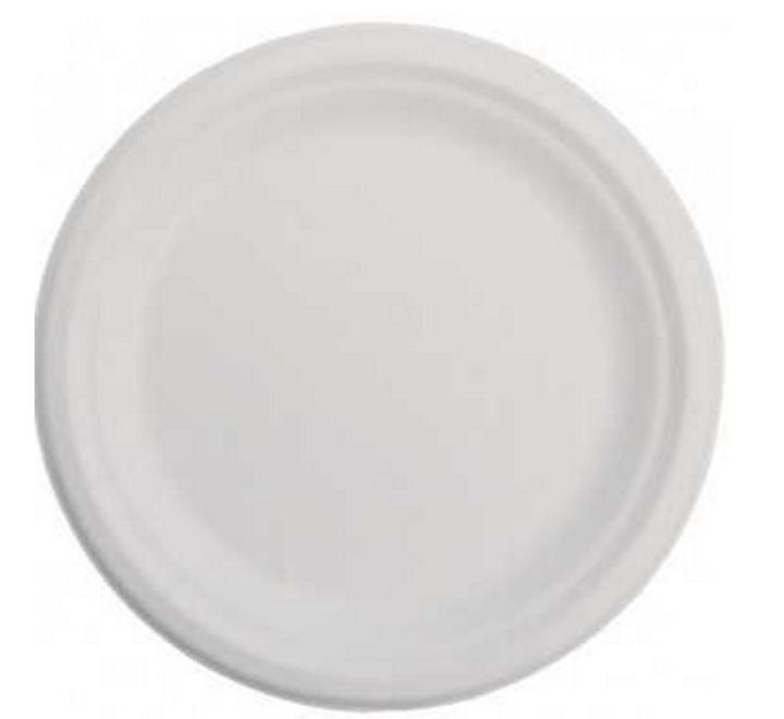 Kerek fehér papírtányérok 18cm