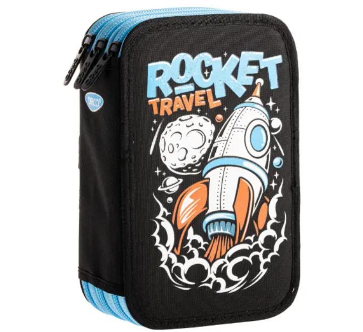 Tolltartó 3cipzáros,felszerelt