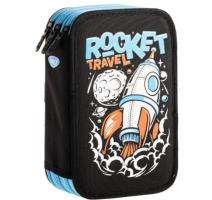 Tolltartó 3cipzáros,felszerelt