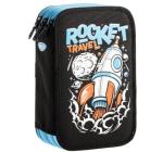 Tolltartó 3cipzáros,felszerelt