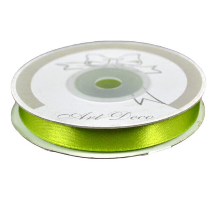 Panglica satin 10mmx25 verde