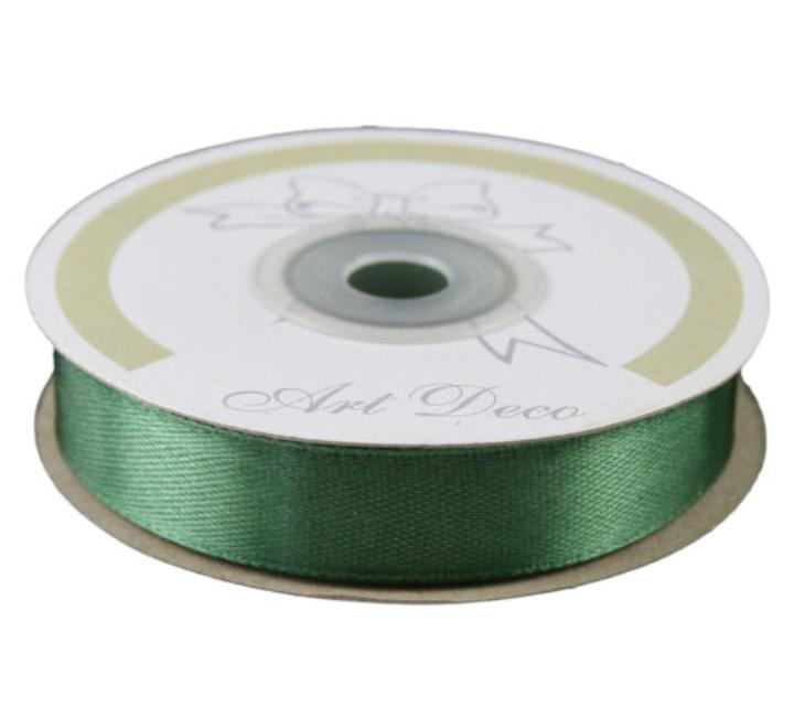 Panglica satin verde 15mmx25m