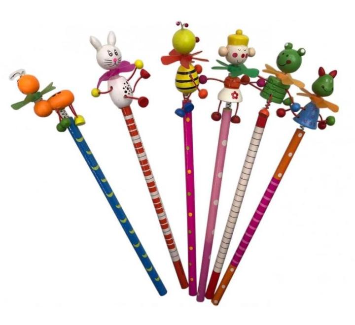 Creion grafit cu figurina