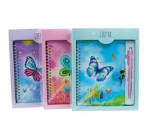 Jurnal cu lacat,Fluturi