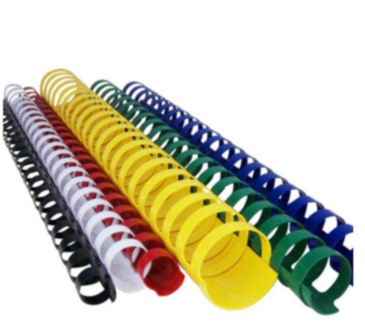 Inele plastic 22 mm Alb