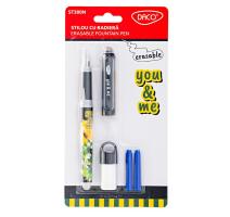 Stilou cu radiera You and me negru