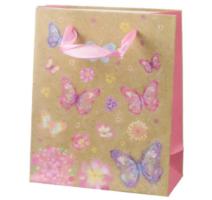 Punga cadou din hartie 11×14 cm, Fluturasi