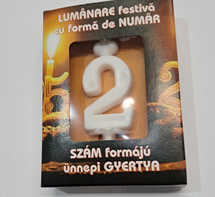 Szám gyertyák
