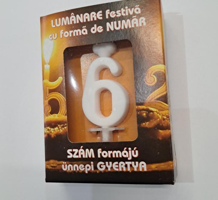 Szám gyertyák