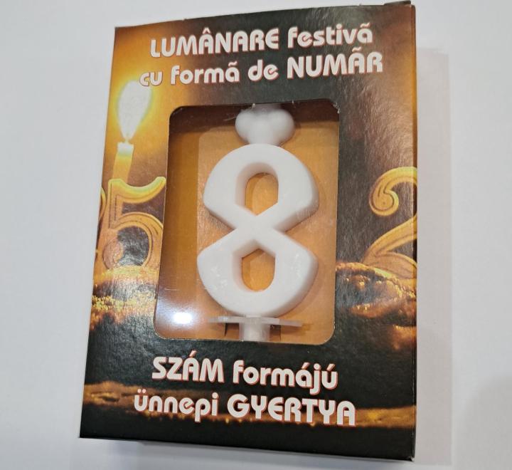 Szám gyertyák