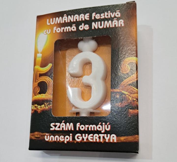 Szám gyertyák