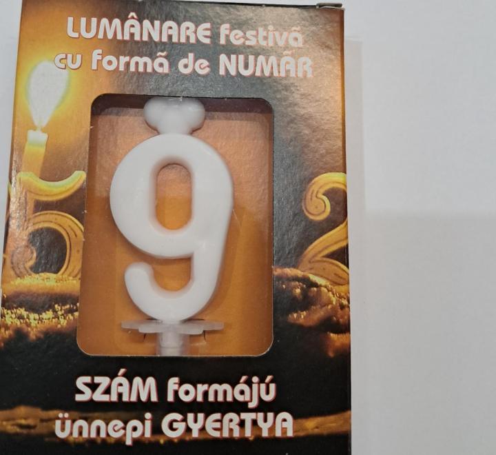 Szám gyertyák