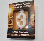 Szám gyertyák
