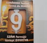 Szám gyertyák