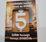 Szám gyertyák