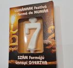 Szám gyertyák