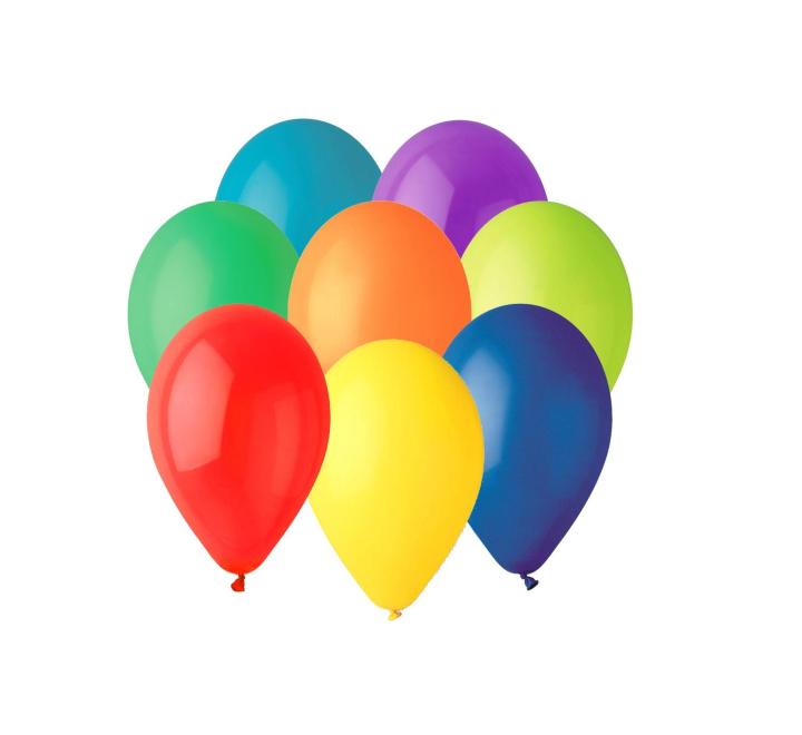 Baloane 100 buc asortat