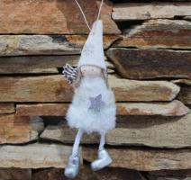 Karácsonyfa dísz angyal