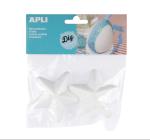 Polisztirén csillag, 75mm, 2/szett