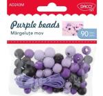 Kézműves kiegészítők-Lila gyöngy