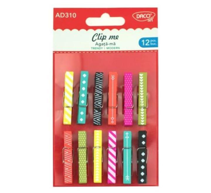 Kézműves kiegészítők-Fa csíptetők