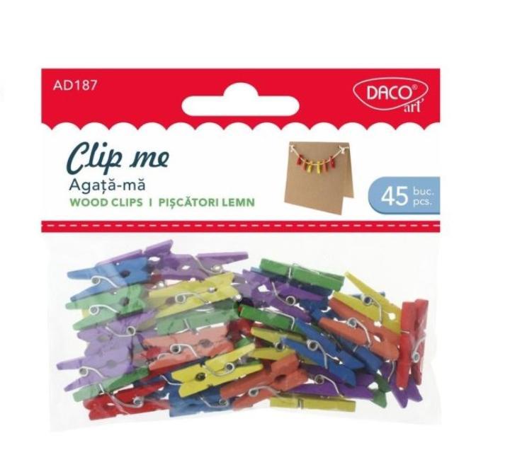 Kézműves kjegészítők-fa csiptetők