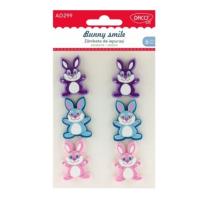 Kézműves kiegészítő, nyuszik, Daco