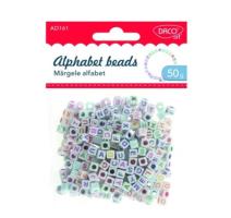 Betűs gyönygök Daco fehér