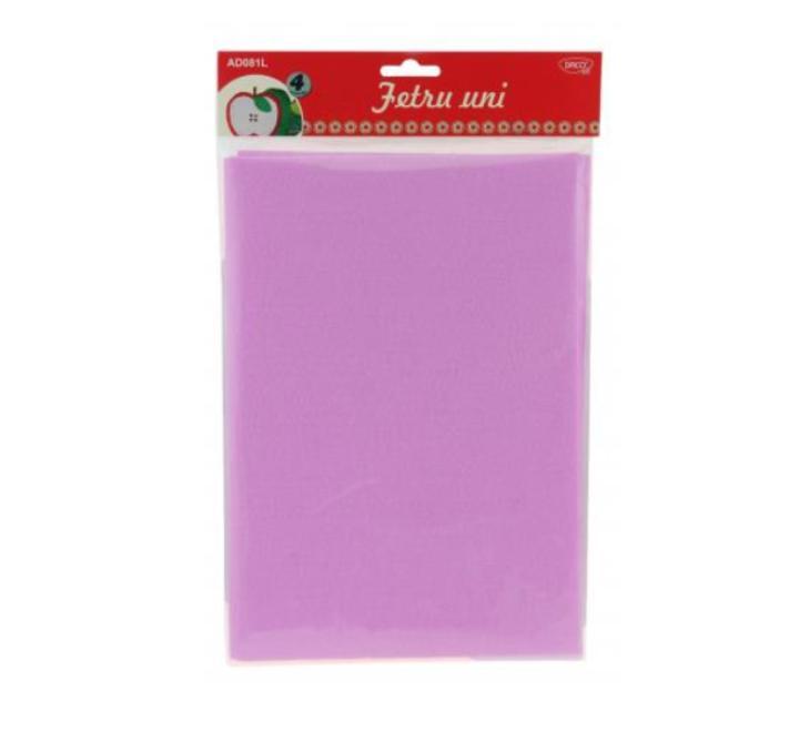 Filc anyag 4/szett lila