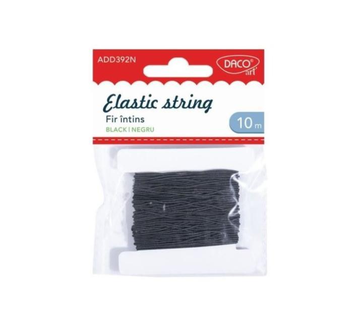 Gumis textil karkötőalap Daco fekete