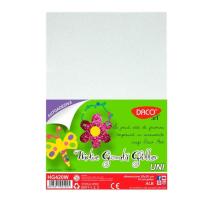 Dekorgumi csillogós Daco fehér