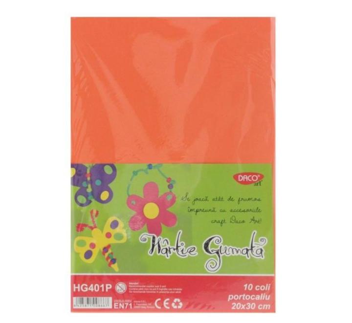 Dekorgumi Daco narancssárga