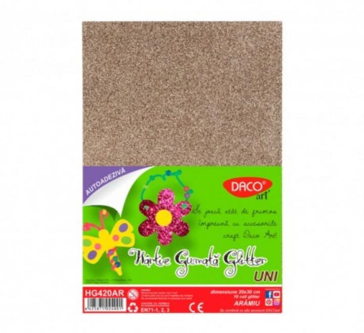 Csillogó dekorgumi  HG420AR réz szinū