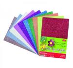 Csillogó dekorgumi 10 szín