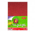 Csillogó dekorgumi piros