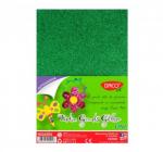 Csillogó dekorgumi zöld