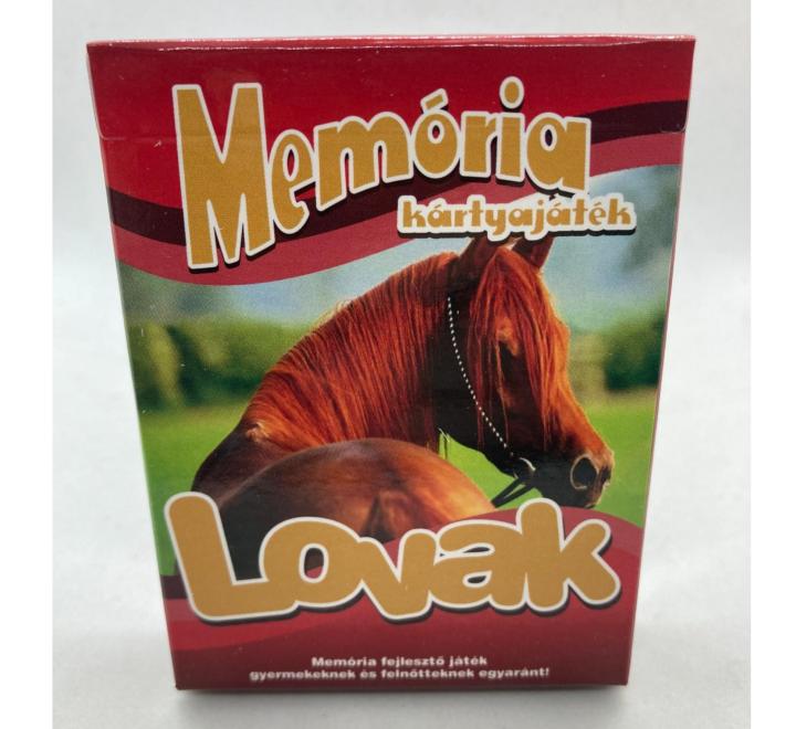 Memória kártyajáték lovak
