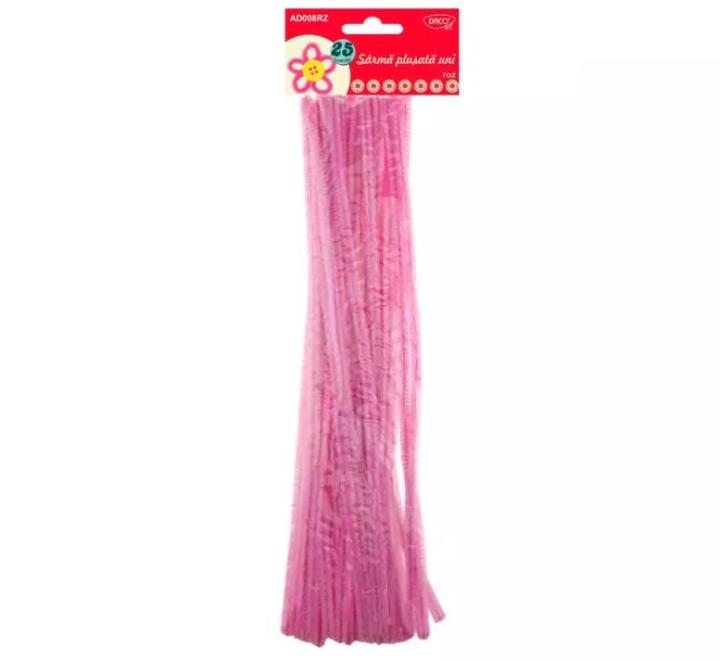 Zsenília drót rózsaszín