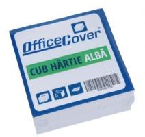 Cub hartie alb 500 file 85x85mm