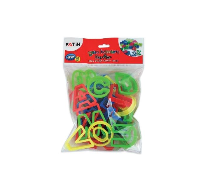 Gyurma formakivágó,betűk