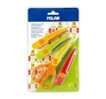 Szegélyvágó olló készlet Milan