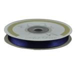 Panglica satin 10x25mm/m albastru inchis