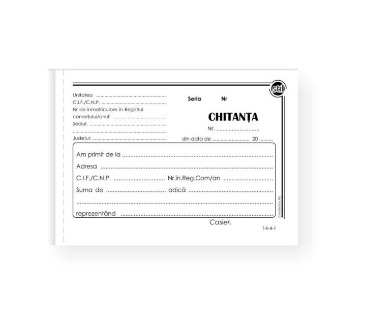 Nyugta tömb A6 2 példány