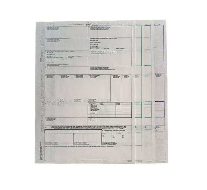 Szállító levél 4 példány