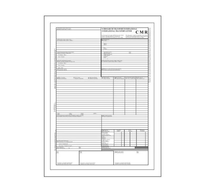 Szállító levél 5 példányos