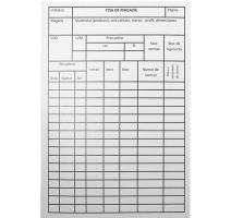 Raktári nyílvántartó lap dupla 250g