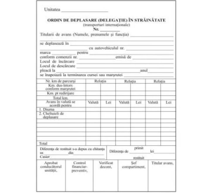 Delegációs nyomtatvány