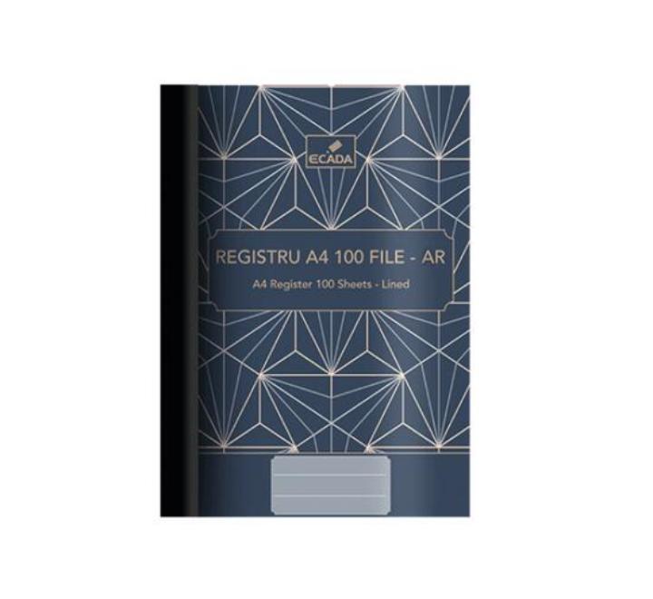 Regiszter füzet A4, 100 lap, vonalas