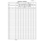 Leltár nyilvántartó füzet